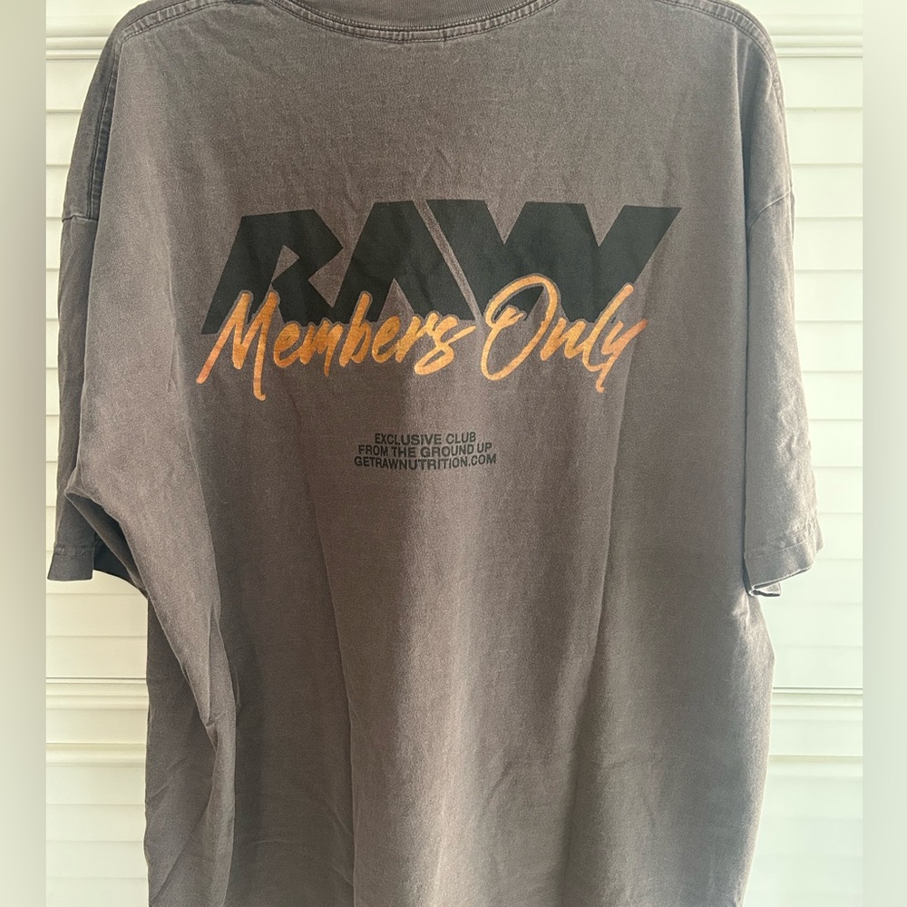 RAW ATHLETICS XL Anvil Charcoal Tee